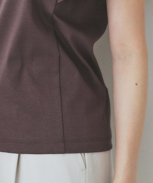 index / インデックス カットソー | 《美人百花掲載/XS-3Lサイズ》フレアスリーブバックシャントップス【接触冷感/UVケア/洗濯機洗い可】 | 詳細26