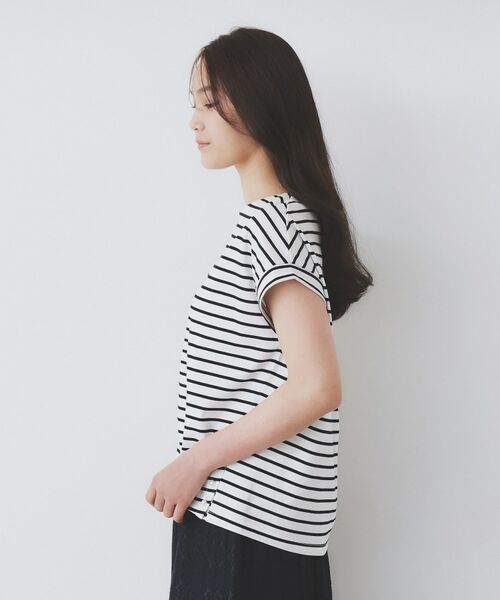 index / インデックス カットソー | 《S-3Lサイズ》サイドパール調ボタンボクシートップス【洗濯機洗い可/UVケア/接触冷感】 | 詳細24