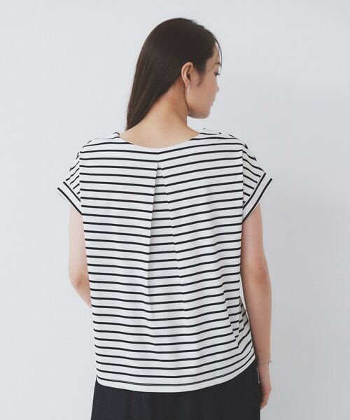 index / インデックス カットソー | 《S-3Lサイズ》サイドパール調ボタンボクシートップス【洗濯機洗い可/UVケア/接触冷感】 | 詳細25
