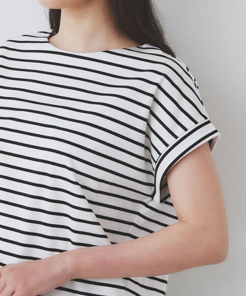 index / インデックス カットソー | 《S-3Lサイズ》サイドパール調ボタンボクシートップス【洗濯機洗い可/UVケア/接触冷感】 | 詳細27