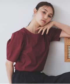 index / インデックス カットソー | 《7色展開/XS-LLサイズ》多機能タックスリーブトップス【汗ジミ防止/吸水速乾/接触冷感/UVケア/洗濯機洗い可】