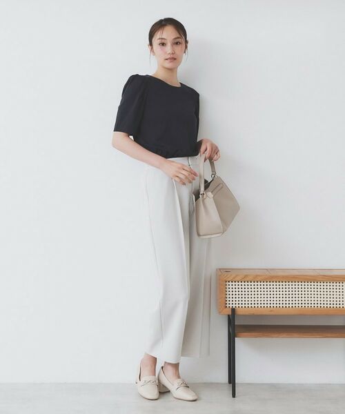 index / インデックス カットソー | 《7色展開/XS-LLサイズ》多機能タックスリーブトップス【汗ジミ防止/吸水速乾/接触冷感/UVケア/洗濯機洗い可】 | 詳細14