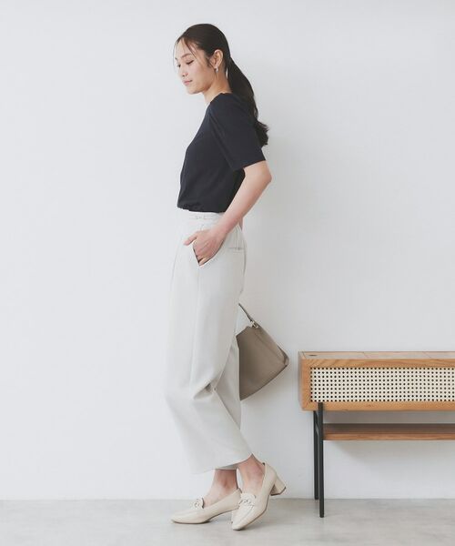 index / インデックス カットソー | 《7色展開/XS-LLサイズ》多機能タックスリーブトップス【汗ジミ防止/吸水速乾/接触冷感/UVケア/洗濯機洗い可】 | 詳細15