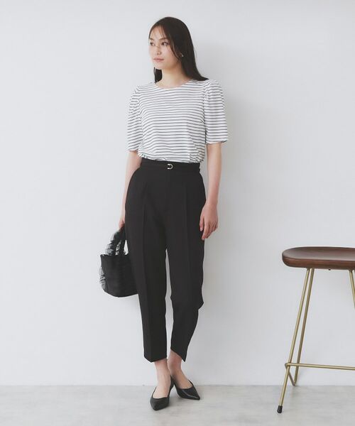 index / インデックス カットソー | 《7色展開/XS-LLサイズ》多機能タックスリーブトップス【汗ジミ防止/吸水速乾/接触冷感/UVケア/洗濯機洗い可】 | 詳細18