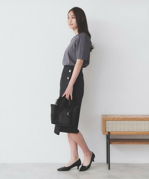 index / インデックス カットソー | 《7色展開/XS-LLサイズ》多機能タックスリーブトップス【汗ジミ防止/吸水速乾/接触冷感/UVケア/洗濯機洗い可】 | 詳細23