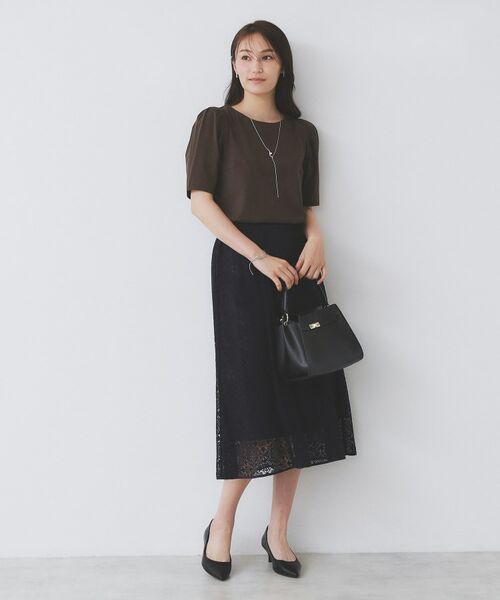 index / インデックス カットソー | 《7色展開/XS-LLサイズ》多機能タックスリーブトップス【汗ジミ防止/吸水速乾/接触冷感/UVケア/洗濯機洗い可】 | 詳細6