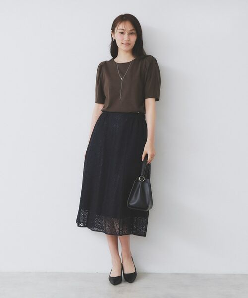 index / インデックス カットソー | 《7色展開/XS-LLサイズ》多機能タックスリーブトップス【汗ジミ防止/吸水速乾/接触冷感/UVケア/洗濯機洗い可】 | 詳細7