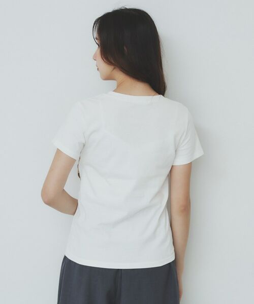 index / インデックス Tシャツ | パール調アシメドッキングTシャツ【洗える/接触冷感】 | 詳細15