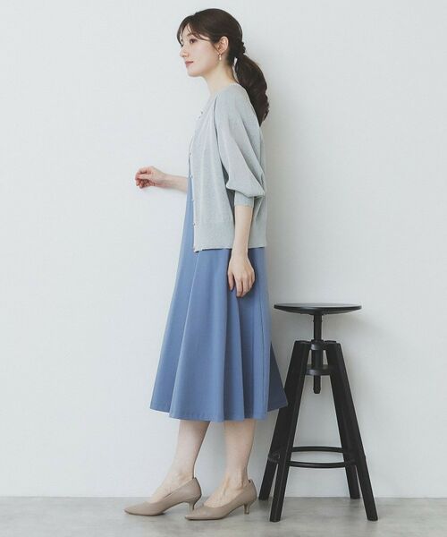 index / インデックス カーディガン・ボレロ | シアーラメドルマンショートカーディガン【洗濯機洗い可】 | 詳細10