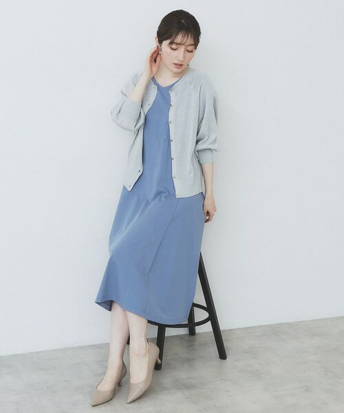 index / インデックス カーディガン・ボレロ | シアーラメドルマンショートカーディガン【洗濯機洗い可】 | 詳細11