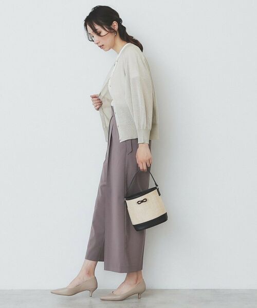 index / インデックス カーディガン・ボレロ | シアーラメドルマンショートカーディガン【洗濯機洗い可】 | 詳細15