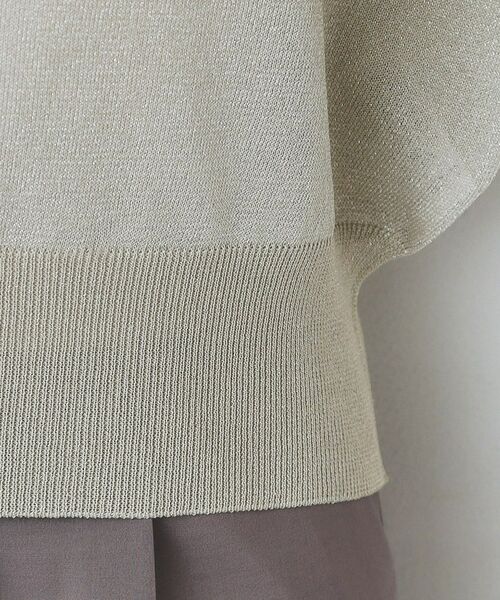 index / インデックス カーディガン・ボレロ | シアーラメドルマンショートカーディガン【洗濯機洗い可】 | 詳細23