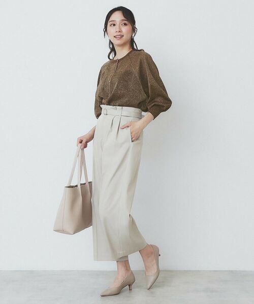 index / インデックス カーディガン・ボレロ | シアーラメドルマンショートカーディガン【洗濯機洗い可】 | 詳細7