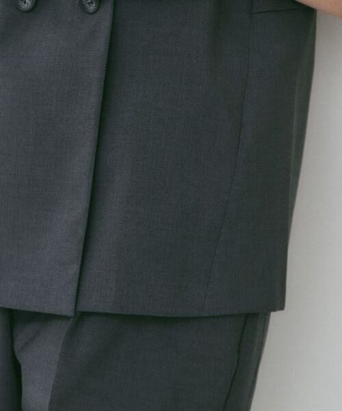 index / インデックス ベスト | バックフリルデザインジレ/セットアップ可【洗濯機洗い可/接触冷感/吸水速乾/ストレッチ】 | 詳細19