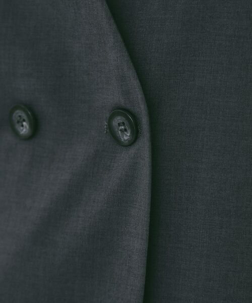 index / インデックス ベスト | バックフリルデザインジレ/セットアップ可【洗濯機洗い可/接触冷感/吸水速乾/ストレッチ】 | 詳細4