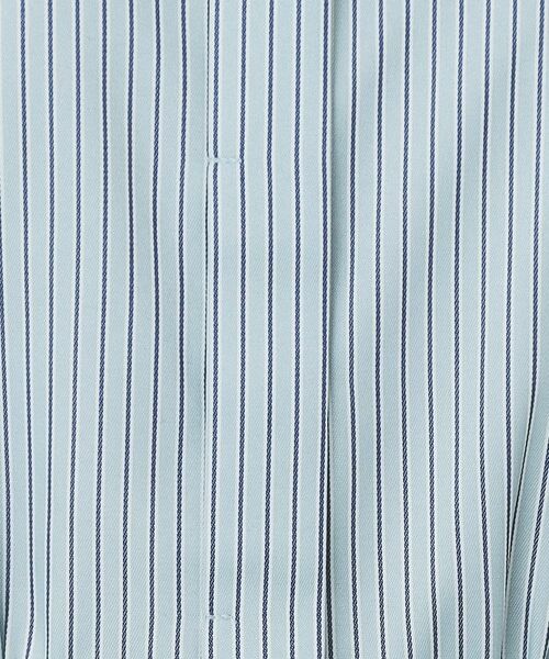 index / インデックス ミニ丈・ひざ丈ワンピース | 《XS-LLサイズ》マルチストライプシャツワンピース【洗濯機洗い可/イージーアイロン/防シワ】 | 詳細14