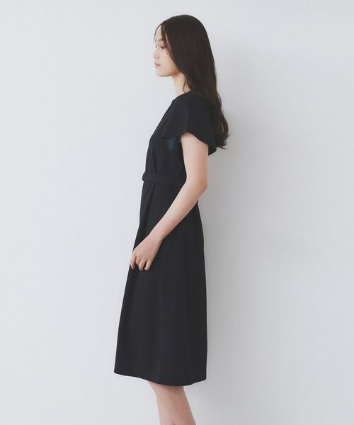 index / インデックス ミニ丈・ひざ丈ワンピース | 《S-3Lサイズ》フリルスリーブワンピース【洗濯機洗い可】 | 詳細22