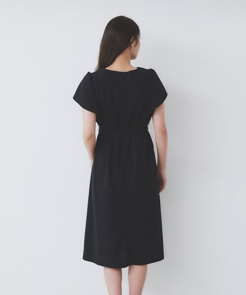 index / インデックス ミニ丈・ひざ丈ワンピース | 《S-3Lサイズ》フリルスリーブワンピース【洗濯機洗い可】 | 詳細23