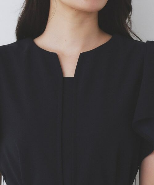 index / インデックス ミニ丈・ひざ丈ワンピース | 《S-3Lサイズ》フリルスリーブワンピース【洗濯機洗い可】 | 詳細24