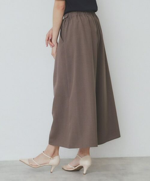 index / インデックス ショート・ハーフ・半端丈パンツ | サイドタブデザインスカンツ【洗濯機洗い可/吸水速乾/防シワ/抗ピル/イージーアイロン】 | 詳細1