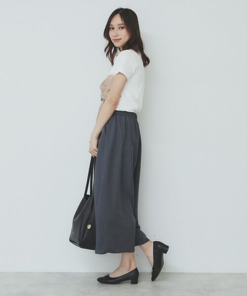 index / インデックス ショート・ハーフ・半端丈パンツ | サイドタブデザインスカンツ【洗濯機洗い可/吸水速乾/防シワ/抗ピル/イージーアイロン】 | 詳細11