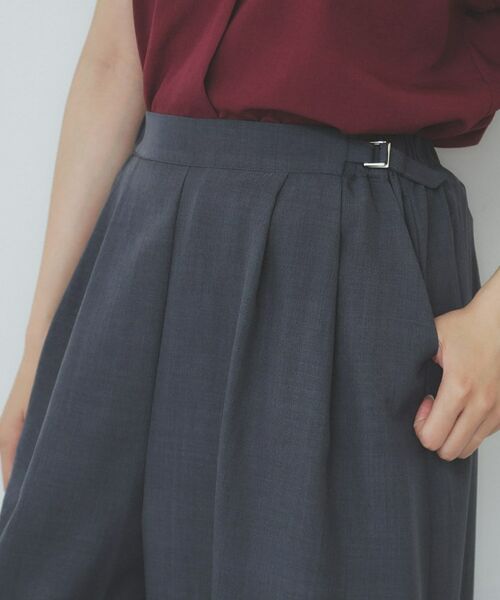 index / インデックス ショート・ハーフ・半端丈パンツ | サイドタブデザインスカンツ【洗濯機洗い可/吸水速乾/防シワ/抗ピル/イージーアイロン】 | 詳細16