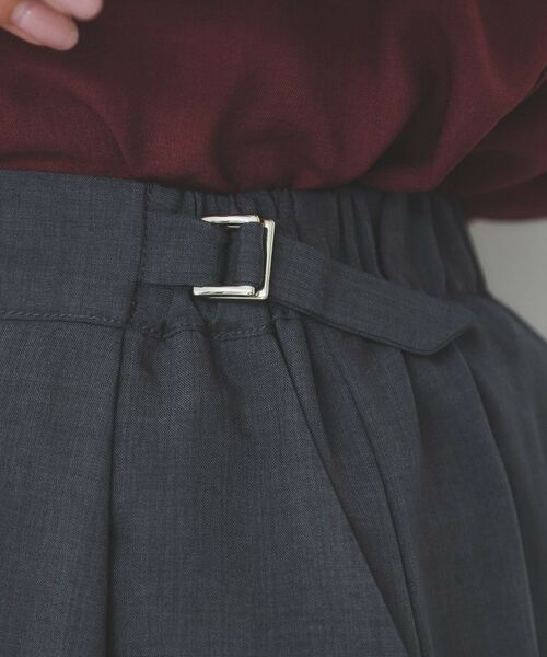 index / インデックス ショート・ハーフ・半端丈パンツ | サイドタブデザインスカンツ【洗濯機洗い可/吸水速乾/防シワ/抗ピル/イージーアイロン】 | 詳細17