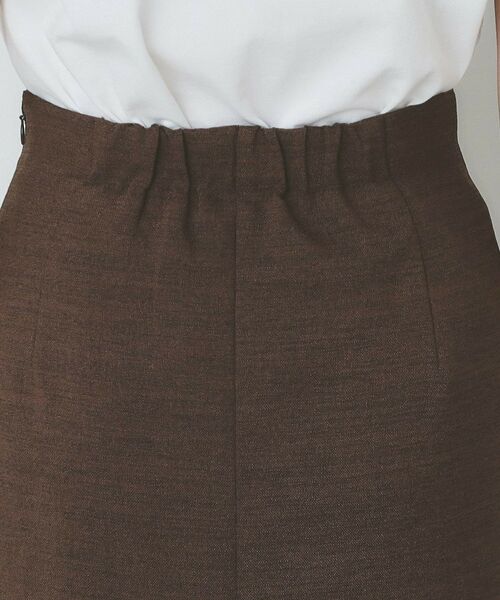 index / インデックス スカート | 《丈が選べる》麻調ラップタイトスカート【洗濯機洗い可/イージーアイロン】 | 詳細18