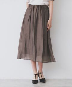 index / インデックス スカート | シアーギャザーフレアスカート【洗濯機洗い可】