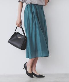 index / インデックス スカート | シアーギャザーフレアスカート【洗濯機洗い可】