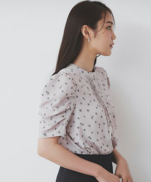 ブラウス シャツ 「夏SALE／E‐QUALITY／手洗い可」ピンタックブラウス レディース Reflect ブラウス シャツ 「夏SALE／E‐QUALITY／手洗い可