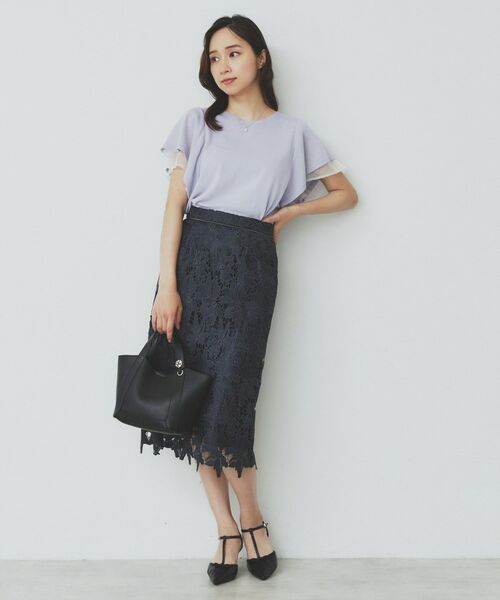 index / インデックス ニット・セーター | ダブルフレアスリーブニット【洗濯機洗い可/抗ピル/UVケア】 | 詳細10