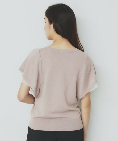 index / インデックス ニット・セーター | ダブルフレアスリーブニット【洗濯機洗い可/抗ピル/UVケア】 | 詳細15