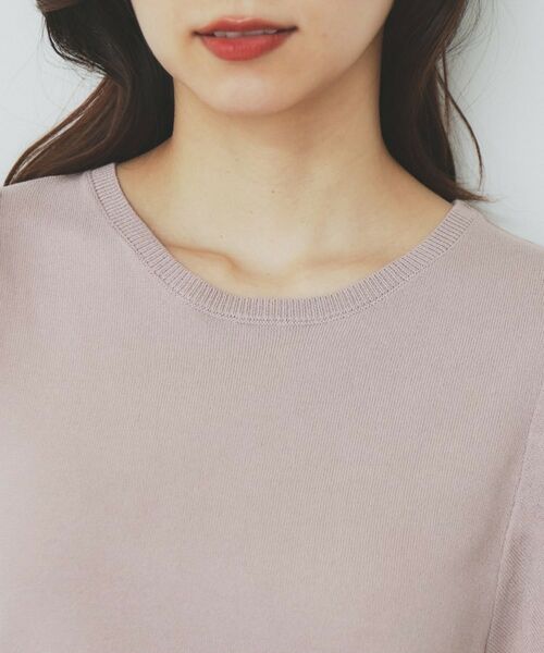index / インデックス ニット・セーター | ダブルフレアスリーブニット【洗濯機洗い可/抗ピル/UVケア】 | 詳細16