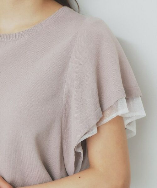 index / インデックス ニット・セーター | ダブルフレアスリーブニット【洗濯機洗い可/抗ピル/UVケア】 | 詳細17