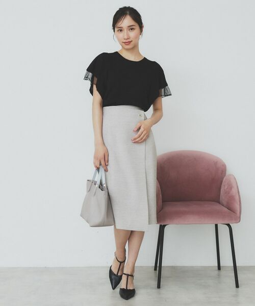 index / インデックス ニット・セーター | ダブルフレアスリーブニット【洗濯機洗い可/抗ピル/UVケア】 | 詳細2