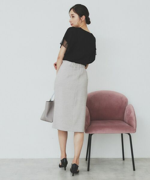 index / インデックス ニット・セーター | ダブルフレアスリーブニット【洗濯機洗い可/抗ピル/UVケア】 | 詳細3