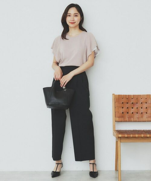 index / インデックス ニット・セーター | ダブルフレアスリーブニット【洗濯機洗い可/抗ピル/UVケア】 | 詳細6