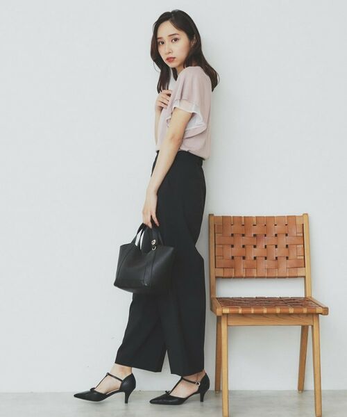 index / インデックス ニット・セーター | ダブルフレアスリーブニット【洗濯機洗い可/抗ピル/UVケア】 | 詳細7