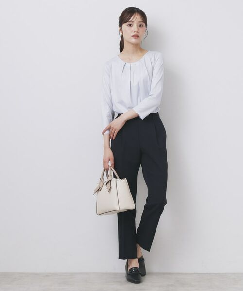 index / インデックス カットソー | 《S-3Lサイズ》タックビジュートップス【洗濯機洗い可】 | 詳細10