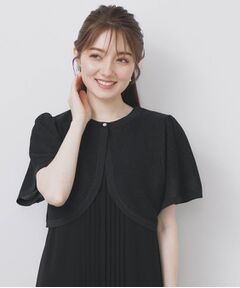 index / インデックス カーディガン・ボレロ | ビジュー釦ラメボレロカーディガン【洗濯機OK/抗ピル】