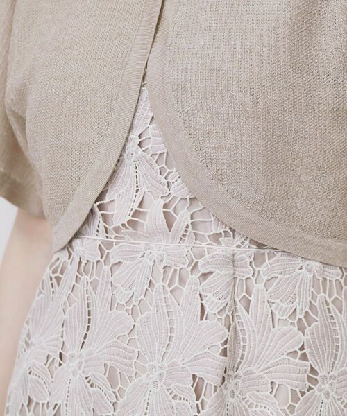 index / インデックス カーディガン・ボレロ | ビジュー釦ラメボレロカーディガン【洗濯機OK/抗ピル】 | 詳細18