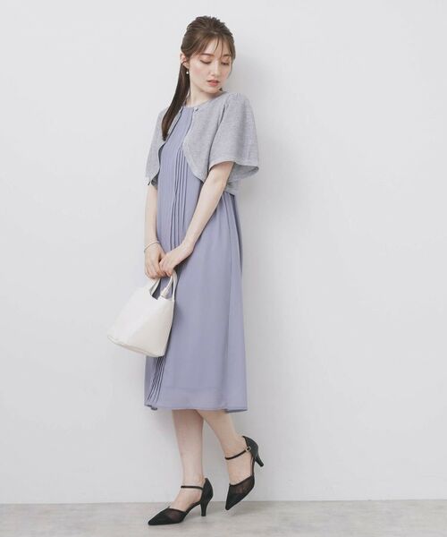 index / インデックス カーディガン・ボレロ | ビジュー釦ラメボレロカーディガン【洗濯機OK/抗ピル】 | 詳細3