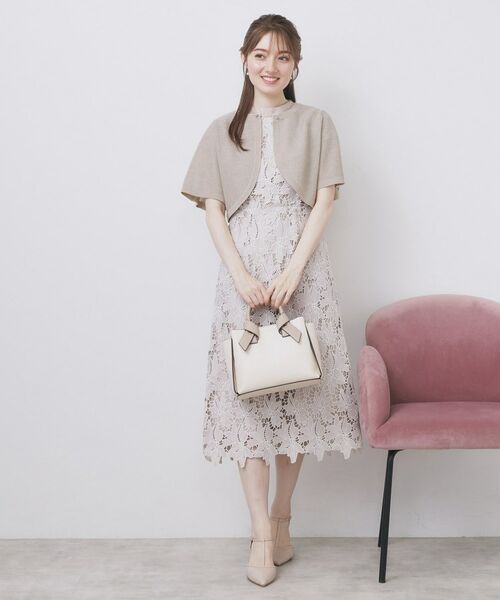 index / インデックス カーディガン・ボレロ | ビジュー釦ラメボレロカーディガン【洗濯機OK/抗ピル】 | 詳細6