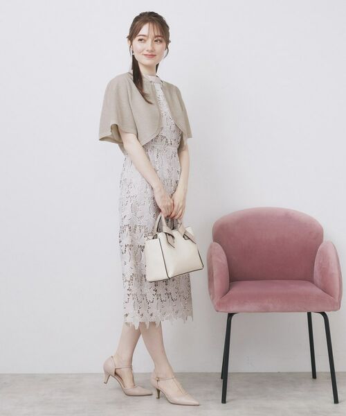 index / インデックス カーディガン・ボレロ | ビジュー釦ラメボレロカーディガン【洗濯機OK/抗ピル】 | 詳細7