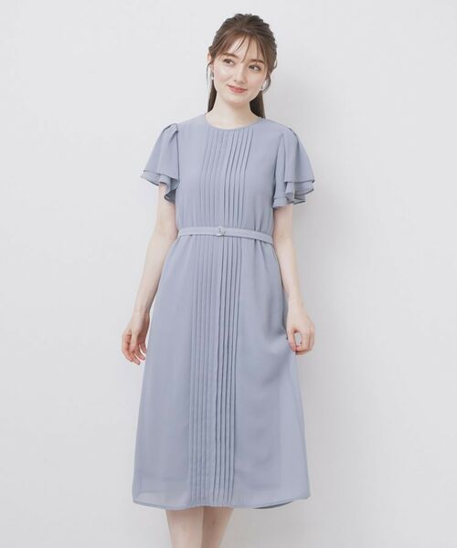 ワンピース　確認用 フロントタックIラインワンピース【洗濯機洗い可/防シワ