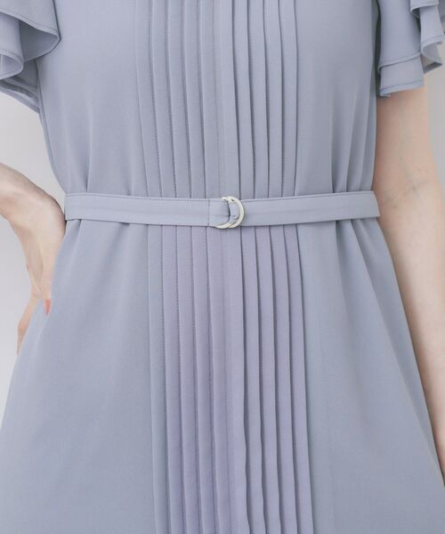 index / インデックス ミニ丈・ひざ丈ワンピース | フロントタックIラインワンピース【洗濯機洗い可/防シワ】 | 詳細25