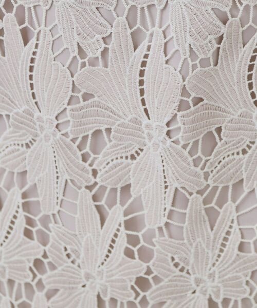 index / インデックス スカート | 《S-3Lサイズ》バイカラーレースタイトスカート【洗濯機洗い可】 | 詳細12