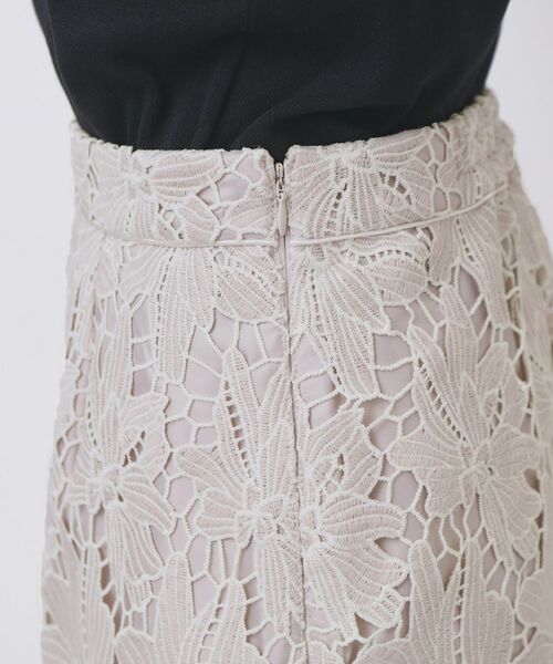 index / インデックス スカート | 《S-3Lサイズ》バイカラーレースタイトスカート【洗濯機洗い可】 | 詳細22