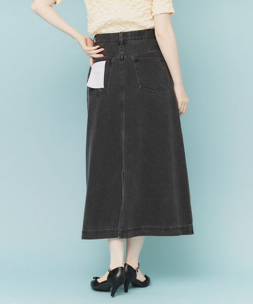 index / インデックス デニムスカート | 《丈が選べる》Aラインデニムロングスカート【洗濯機洗い可】 | 詳細22